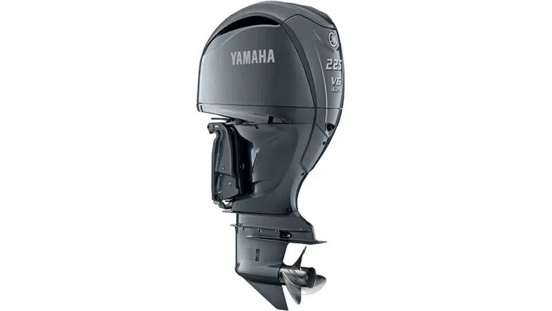 Yamaha F225NCB V6 Light Grey Metallic