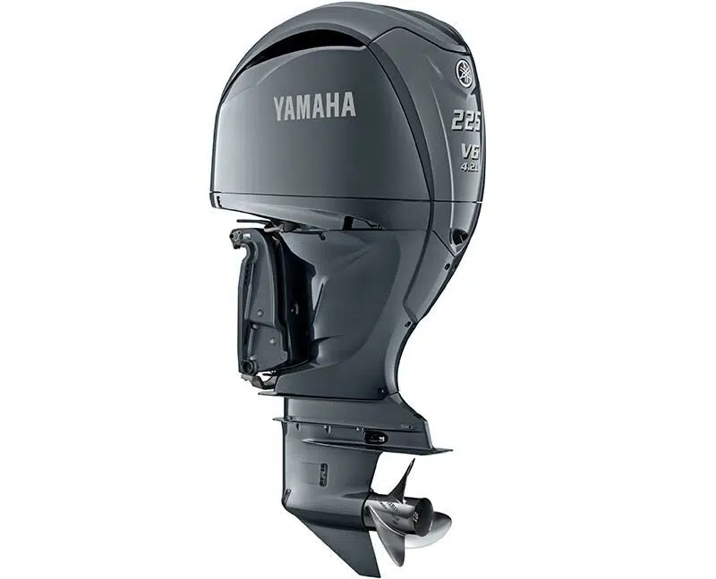 Yamaha F225NCB V6 Light Grey Metallic