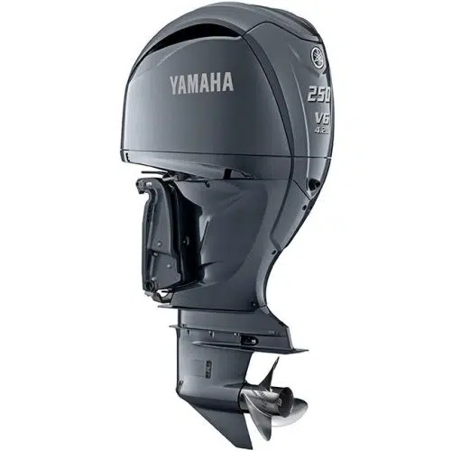 Yamaha F250NCB V6 Light Grey Metallic