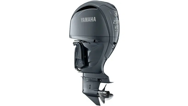 Yamaha F250NCB V6 Light Grey Metallic