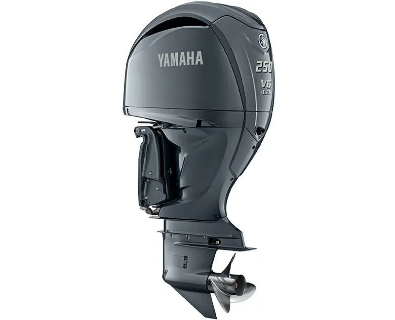 Yamaha F250NCB V6 Light Grey Metallic