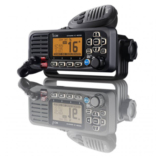 VHF fixe ICOM IC-M330 GE NOIRE AVEC GPS et Antenne