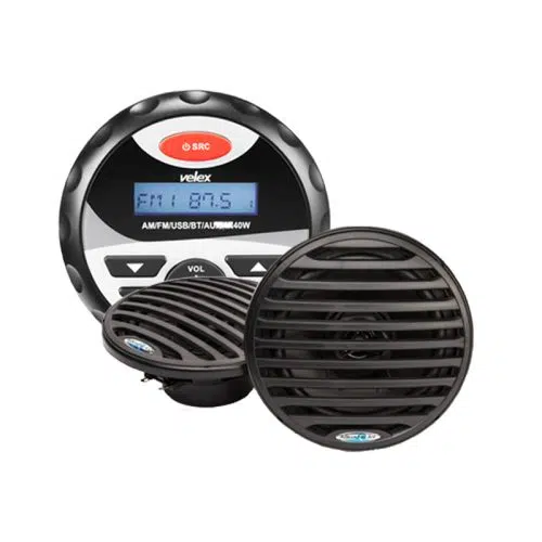 Radio Marine Standard 2 Haut-Parleurs Noir 80W