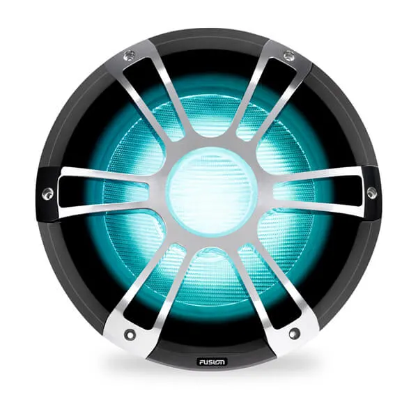 Subwoofer chromé Fusion® Signature Series 3 Sport 12" 1400W, éclairage CRGBW