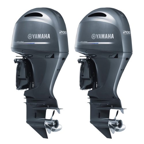 Yamaha 2*F200XCA Light Grey Metallic