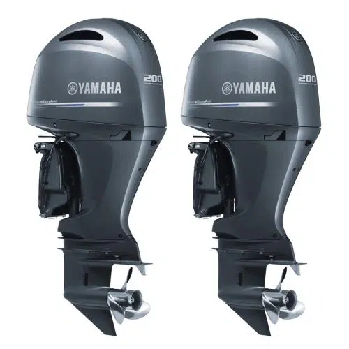 Yamaha 2*F200XCA Light Grey Metallic