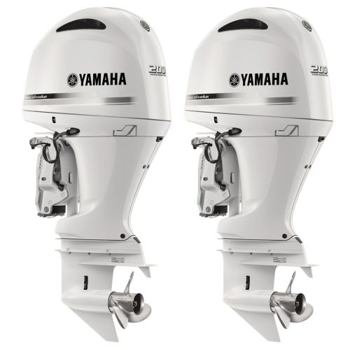Yamaha 2*F200XCA-2 Pearl White