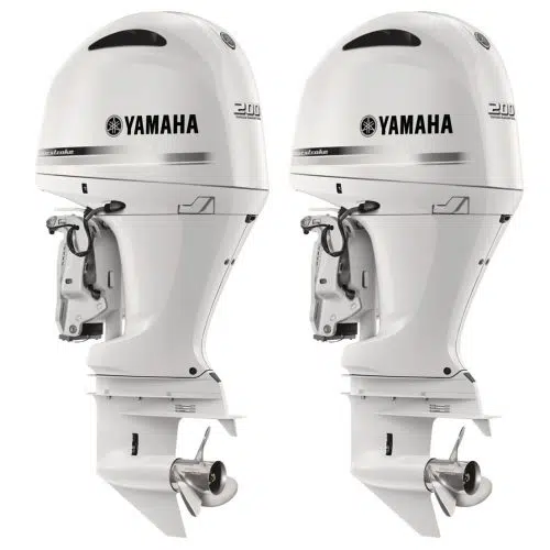 Yamaha 2*F200XCA-2 Pearl White