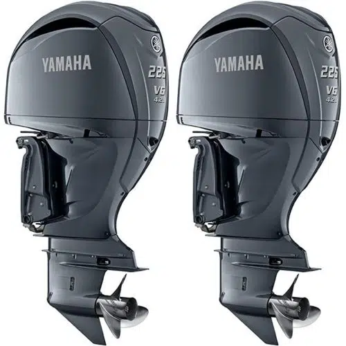Yamaha 2*F225NCB V6 Light Grey Metallic