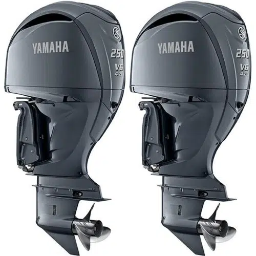 Yamaha 2*F250NCB V6 Light Grey Metallic