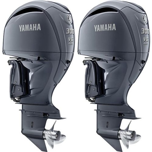 Yamaha 2*F300NCB V6 Light Grey Metallic