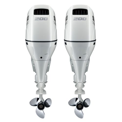 Suzuki 2*DF200AP 4Cyl Blanc