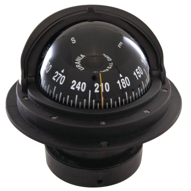 Compas riviera urania 4" BU3 noir, rose noire, eclair. 12V