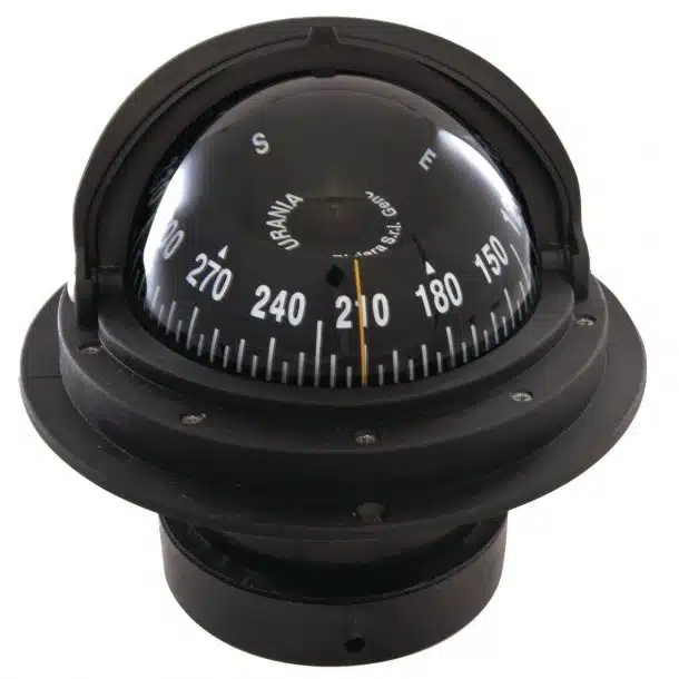Compas riviera urania 4" BU3 noir, rose noire, eclair. 12V