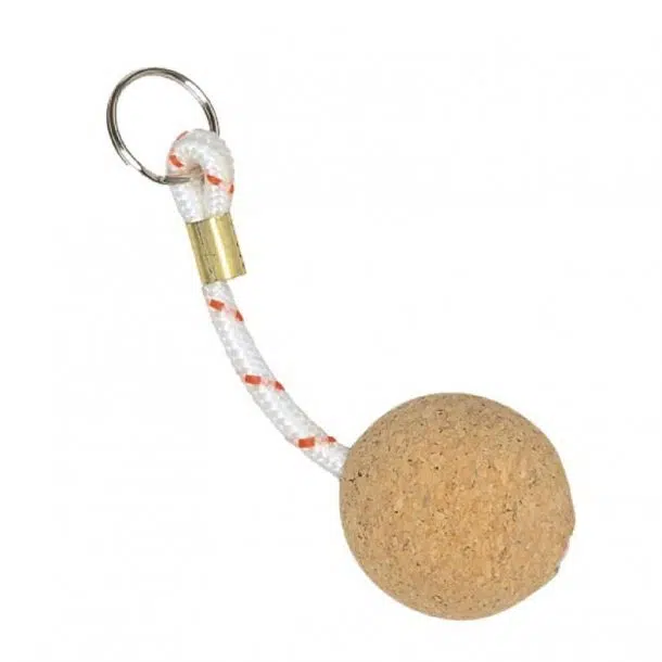 Porte clé liège - 1 boule