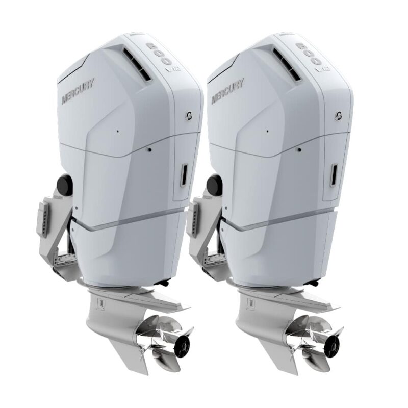 Mercury 2*600 V12 Blanc Verado